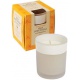 White Frosted Glass Insecticide Candle. Box 6 units