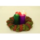 Candles for the advent wreath Pack 4 u/. 12 x 6 cm