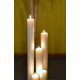 Paschal candle with cross  60 x 5 cm