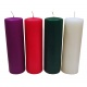 Velas corona de adviento. Pack 4 u/. 20 x 6 cm