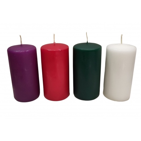 Candles for the advent wreath Pack 4 u/. 12 x 6 cm