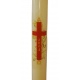 Paschal candle with cross 90 cm x 10 cm diameter