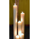 Paschal candle with cross 90 cm x 10 cm diameter