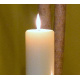 Paschal candle with cross 90 cm x 10 cm diameter