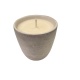 Soy wax outdoor candle with citronella and gardenia fragrances